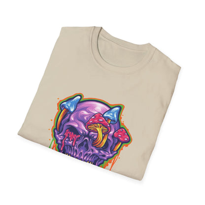 Magic Trippy Skull Mushroom Psychedelic - Mleem
