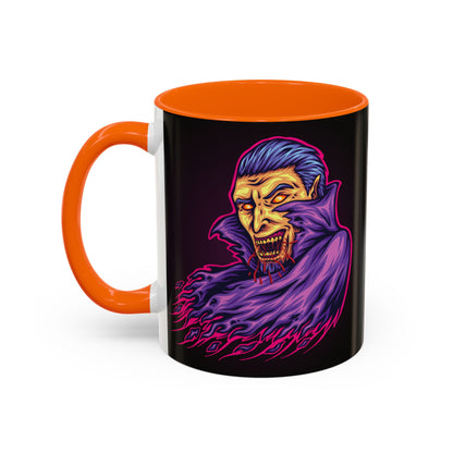 Creepy Gothic Accent Coffee Mug for Spooky Vibes, Halloween Decor, Unique Gift, Coffee Lover, Witchcraft Essentials