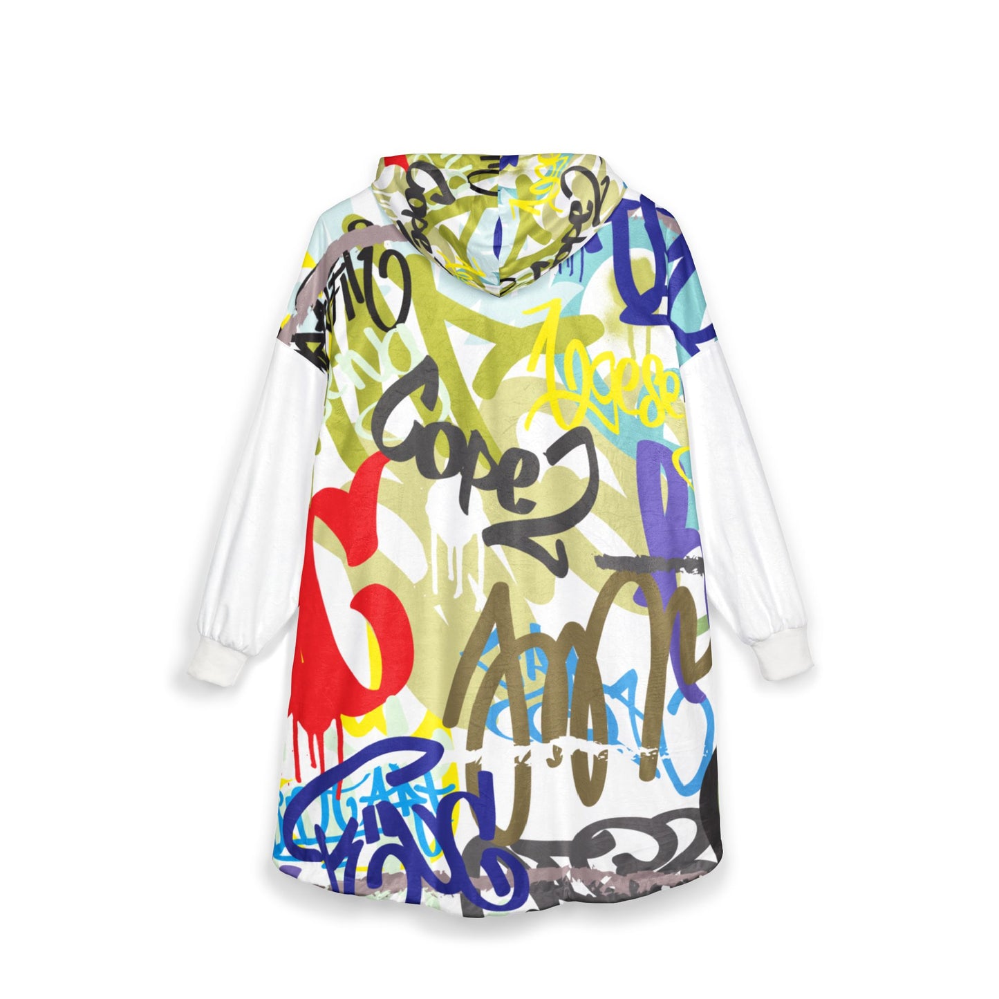 Urban Graffiti Unisex Hooded Blanket