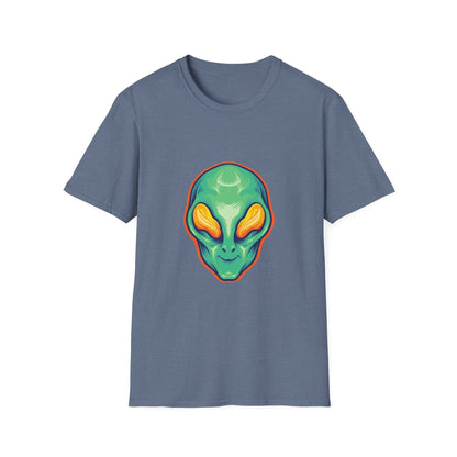 Alien Head Green Smile Mascot - Mleem