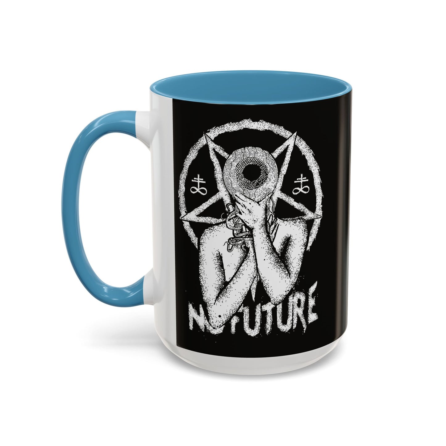 Gothic Ceramic Coffee Mug – Dark Art, Unique Gift, Halloween Decor, Witchy Vibe, Spooky Homeware