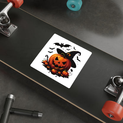Halloween Pumpkin Die-Cut Stickers | Trick or Treat Decor | Perfect for Party Favors, Spooky Seasonal Decor, Laptop and Phone Stickers