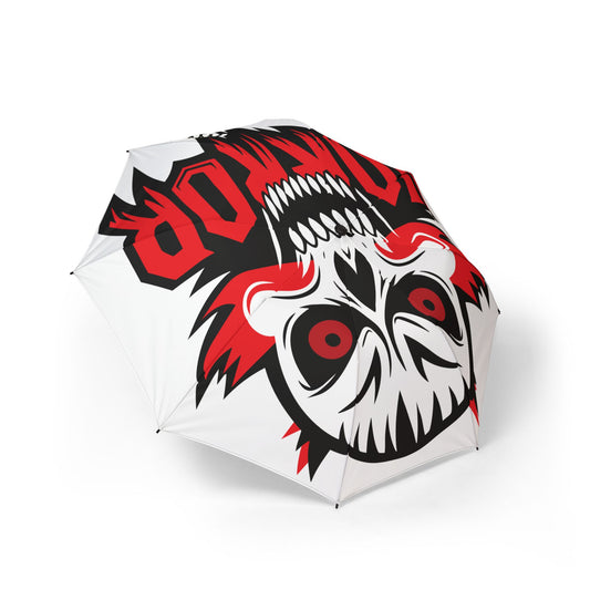 Gothic Skull Graphic Umbrella | Cool Rainy Day Accessory, Unique Gift for Him/Her, Stylish Weather Protection, Festival Must-Have