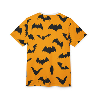 Spooky Bat Graphic Tee, Halloween Shirt, Unisex Casual Wear, Fun Halloween Outfit, Unique Gift for Bat Lovers