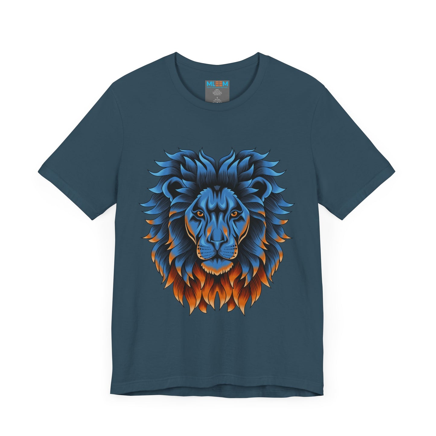 Dynamic Lion Graphic Tee - Unisex Short Sleeve Jersey T-Shirt
