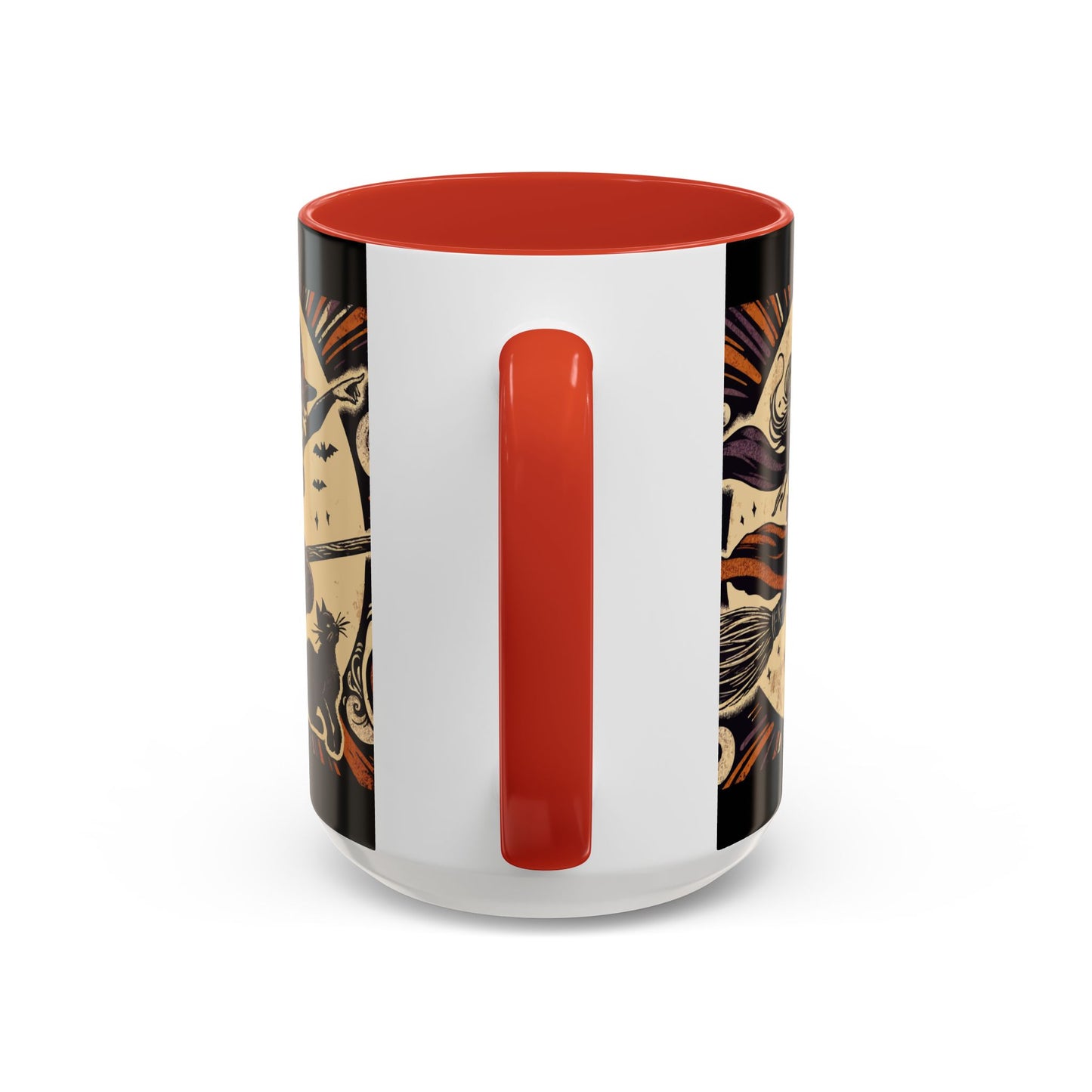 Halloween-Themed Accent Coffee Mug, Coffee Cup for Witch Lovers, Haunted Mug for Spooky Season, Unique Gift for Halloween, Witch Decor