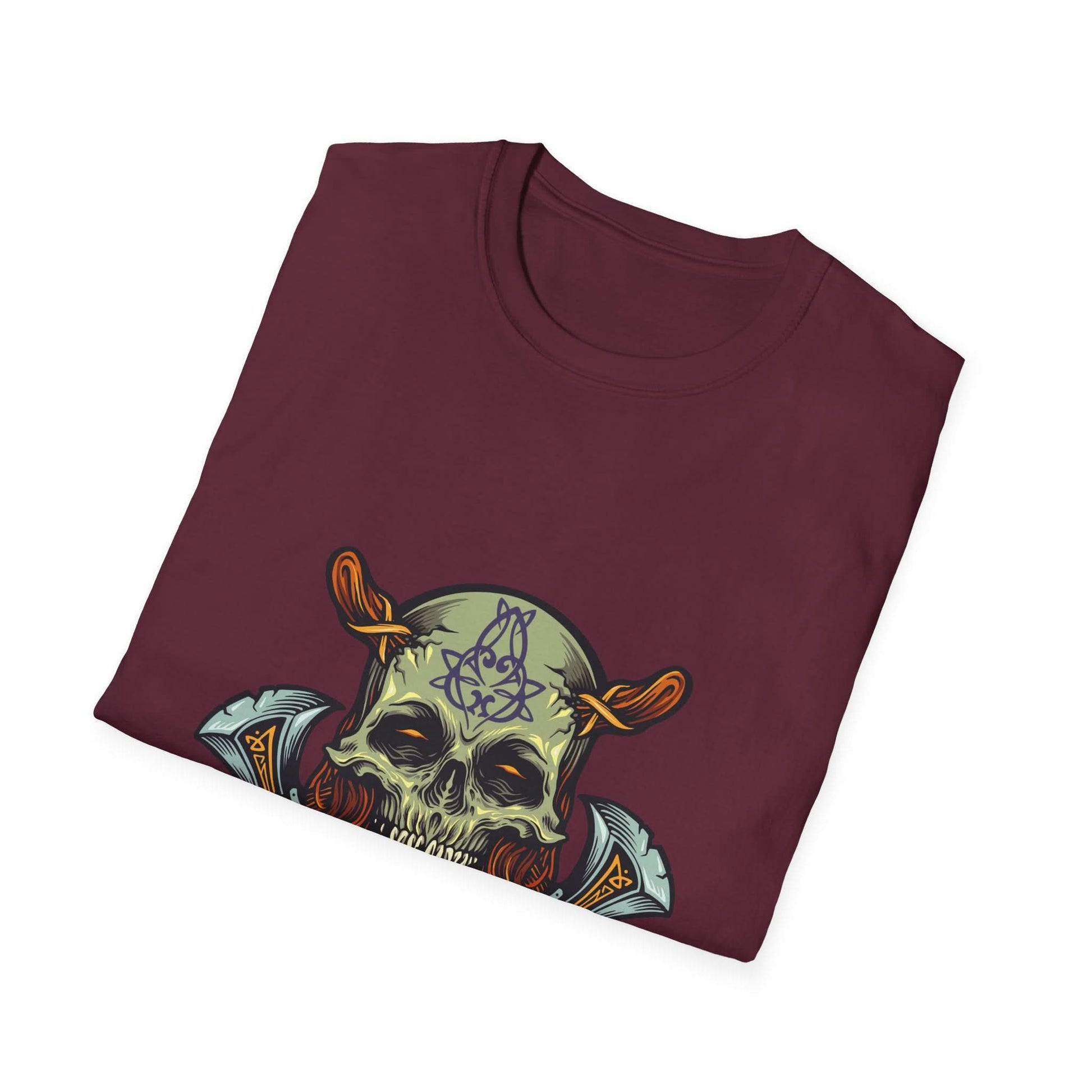 Viking Skull Warrior with Axe - Mleem