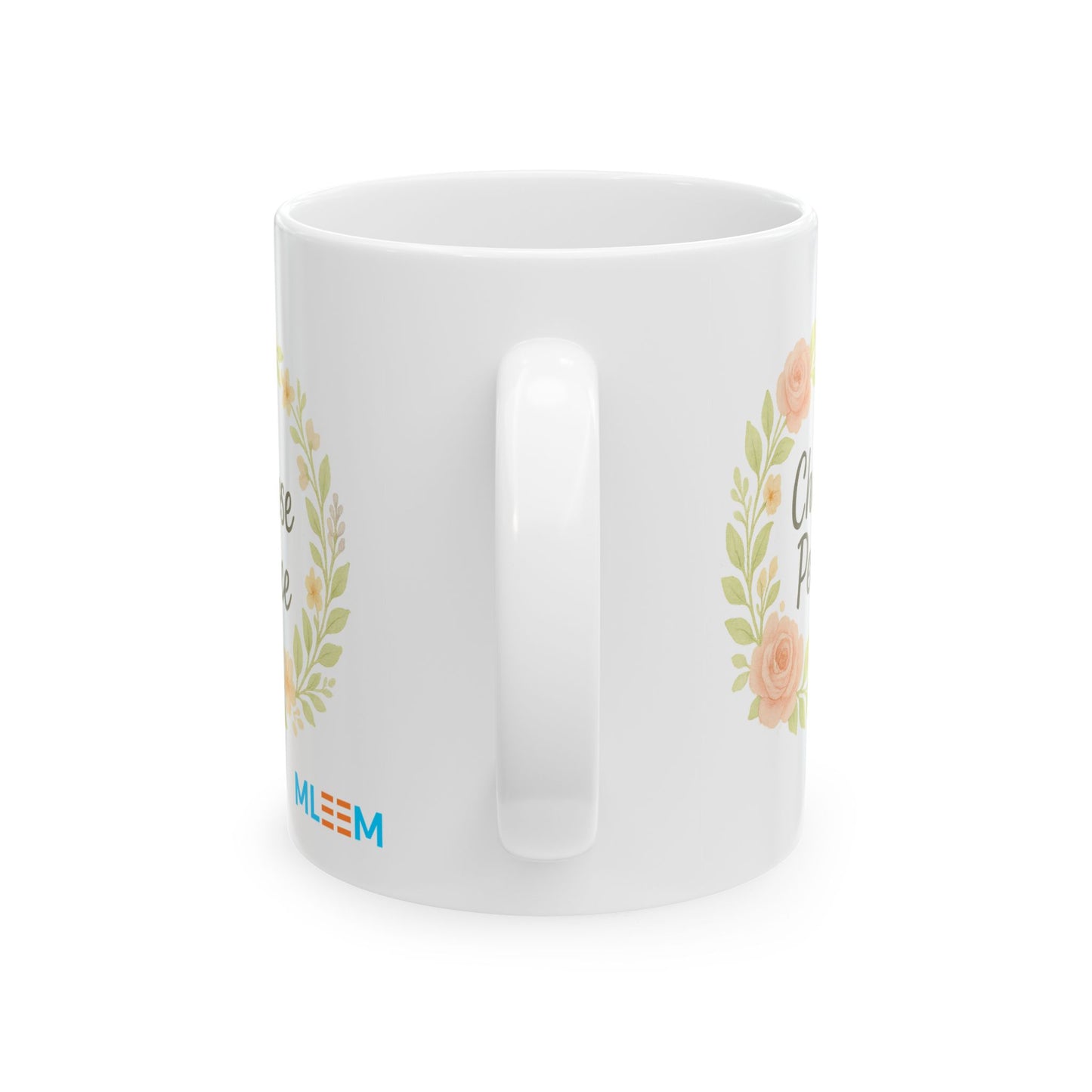 Floral Design Ceramic Mug