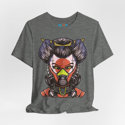 Futuristic Graphic Tee for Gamers - Unisex Jersey Short Sleeve