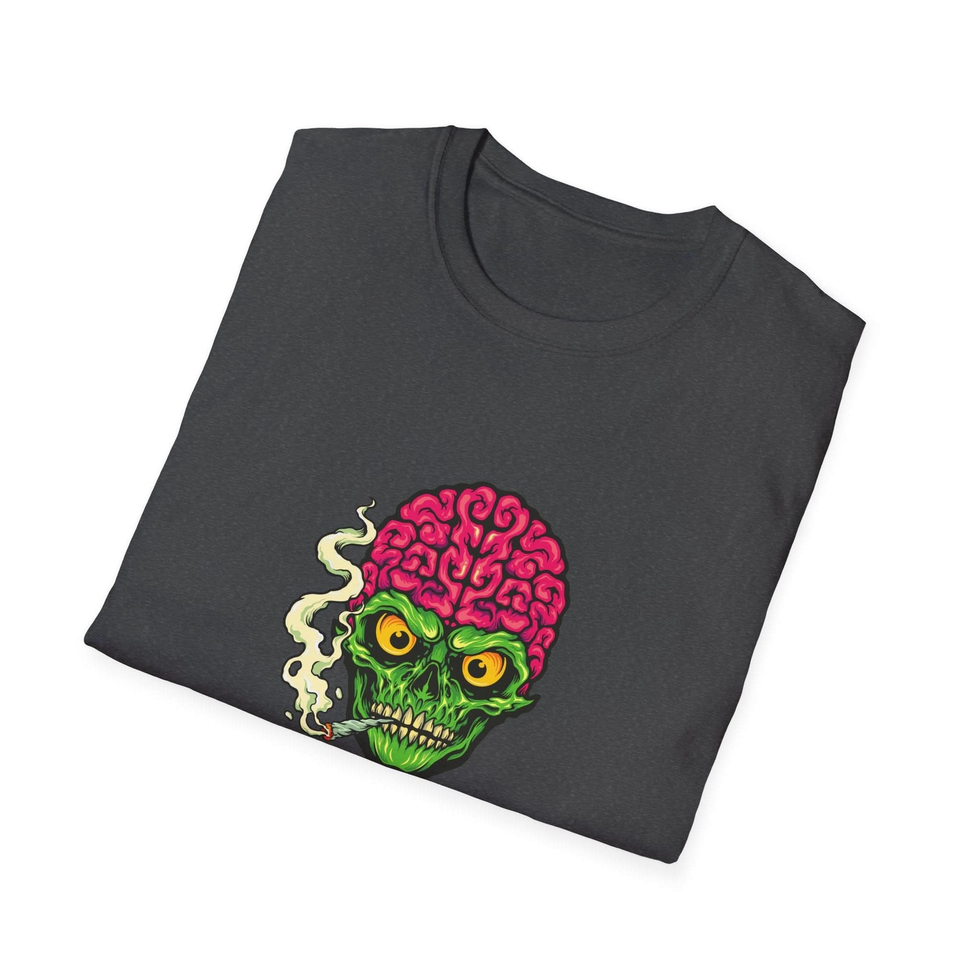Smoking Skull Weed Cigarette Mascot - Mleem