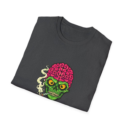 Smoking Skull Weed Cigarette Mascot - Mleem