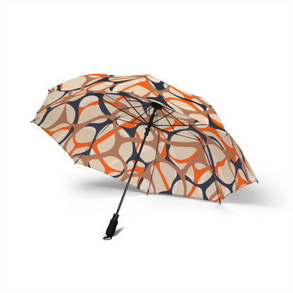 Chic Patterned Folding Umbrella | Stylish Rain Protection, Portable Travel Accessory