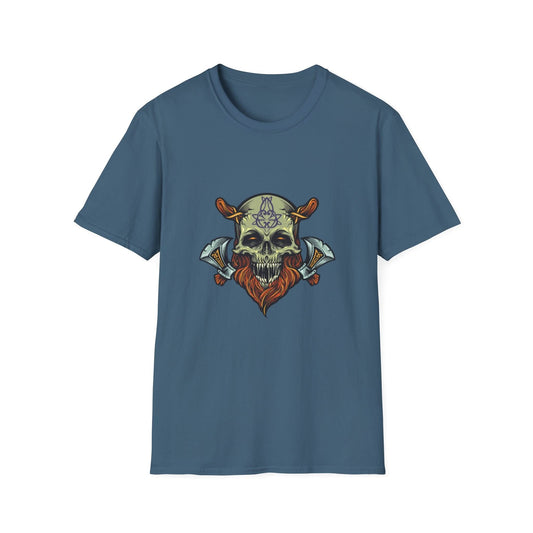 Viking Skull Warrior with Axe - Mleem
