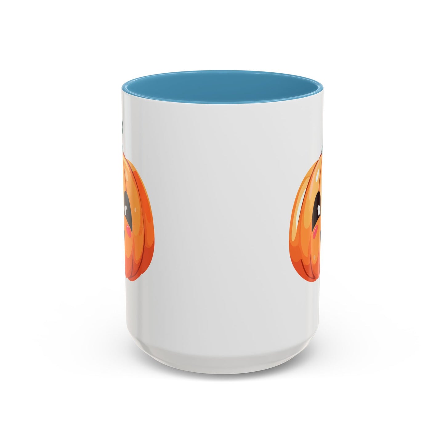Cute Pumpkin Accent Coffee Mug for Fall, Halloween Decor, Gift for Coffee Lovers, Autumn Kitchenware, Seasonal Drinkware