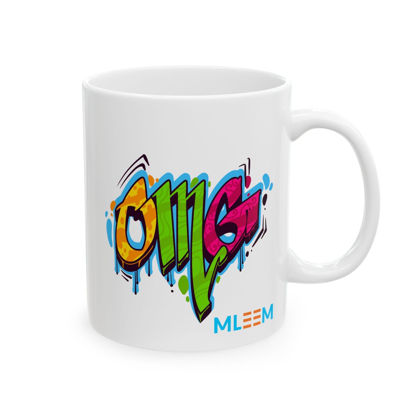 Colorful Graffiti Ceramic Mug