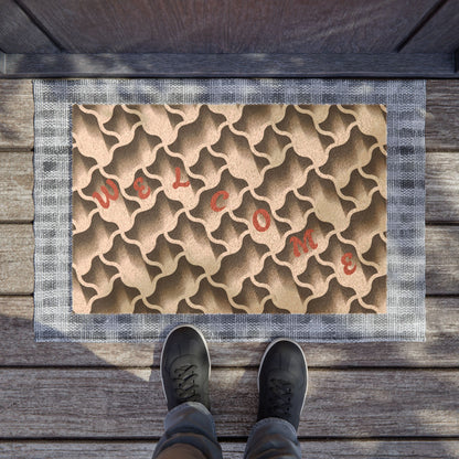 Welcome Doormat, Entry Rug, Housewarming Gift, Decorative Mat, Outdoor Accessory, Home Décor