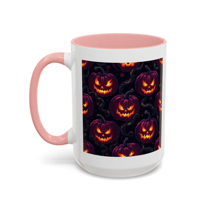 Halloween Pumpkin Coffee Mug, Spooky Ceramic Cup, Fall Decor, Autumn Gift, Halloween Party Essential, Seasonal Drinkware