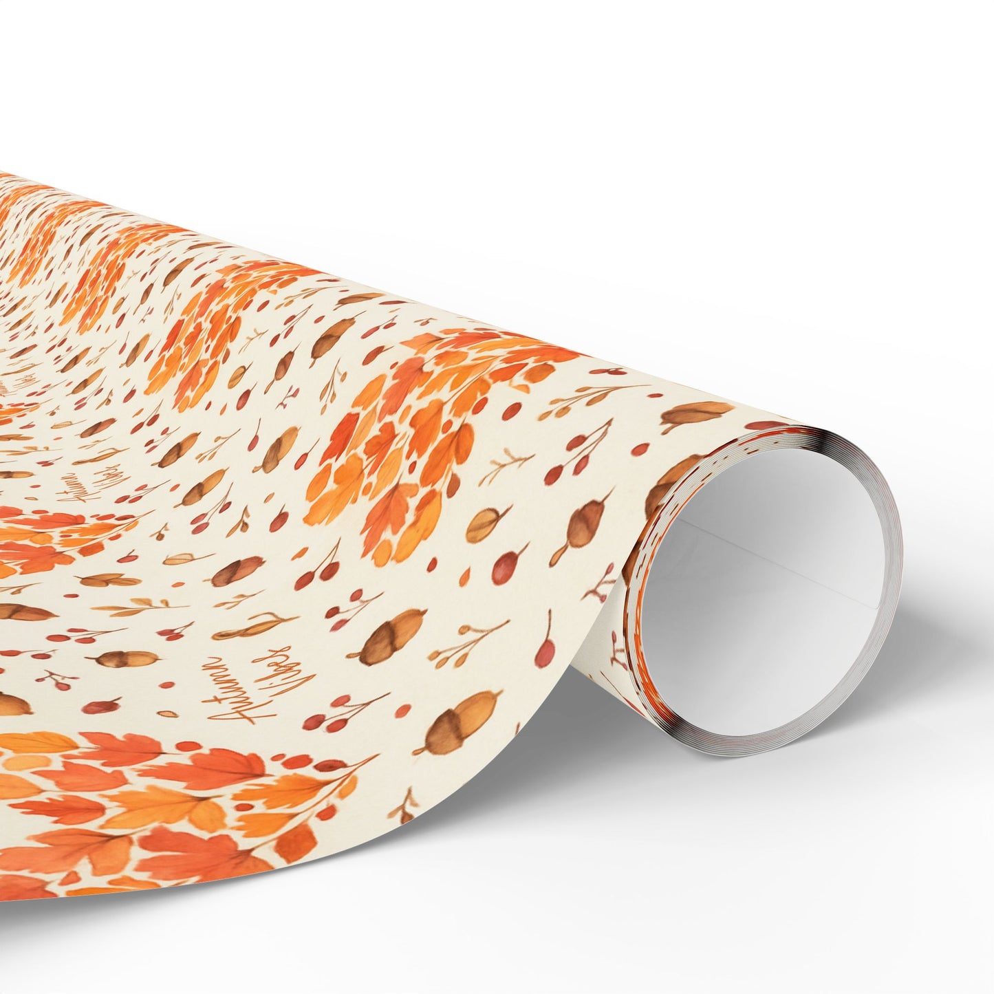 Autumn-Inspired Wrapping Papers, Eco-Friendly Gift Wrap, Fall Floral Design, Perfect for Thanksgiving, Birthdays, Holiday Celebrations