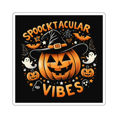 Spooktacular Vibes Stickers | Halloween Decor, Pumpkin Art, Ghost Decor, Party Favors, Children’s Halloween Crafts
