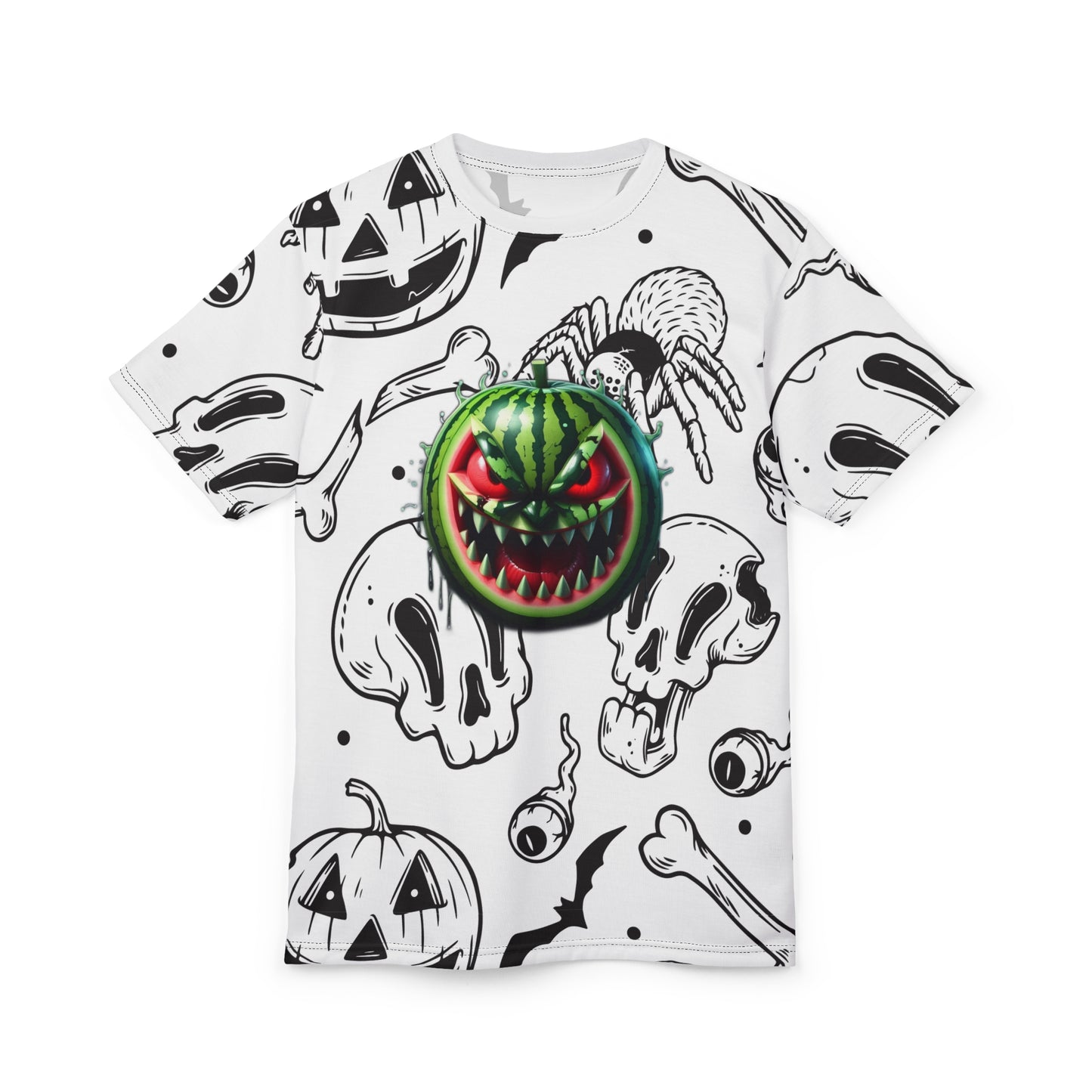 Halloween Unisex Graphic Tee, Spooky Shirt for Halloween, Alternative Fashion, Goth Style, Casual Wear