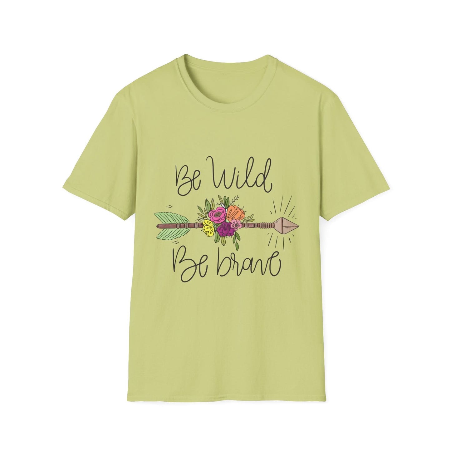 Be Wild Be Brave Flower Arrow - Mleem