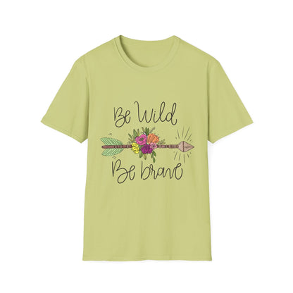 Be Wild Be Brave Flower Arrow - Mleem