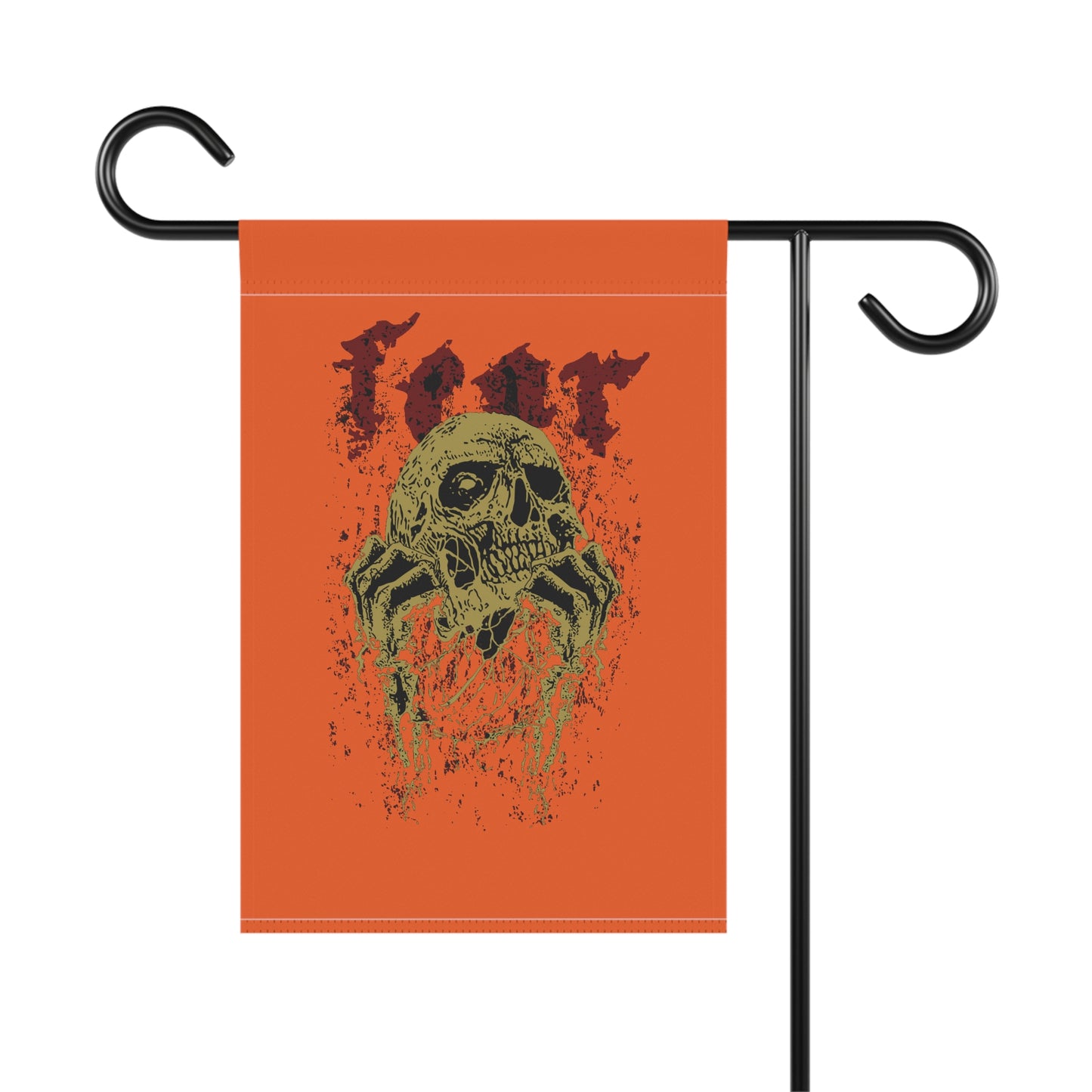Halloween Garden Banner with Skull Design, Scary Outdoor Décor for Fall, Halloween Parties and Events, Spooky Home Decoration