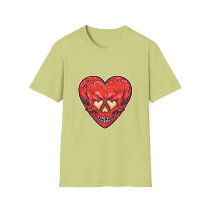 Cracked Heart Love Skull - Mleem