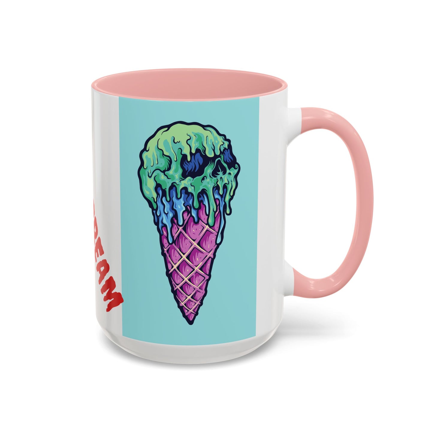 Creepy Ice Cream Mug - Perfect for Halloween, Unique Gift for Coffee Lovers, Spooky Decor, Creepscream Design, Fun Kitchenware