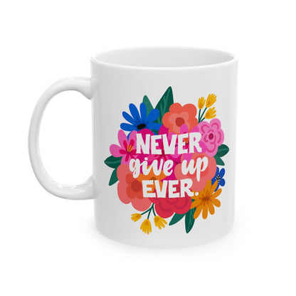 Floral Ceramic Mug - MLEEM
