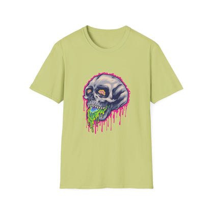 Scary Colorful Stone Skull - Mleem