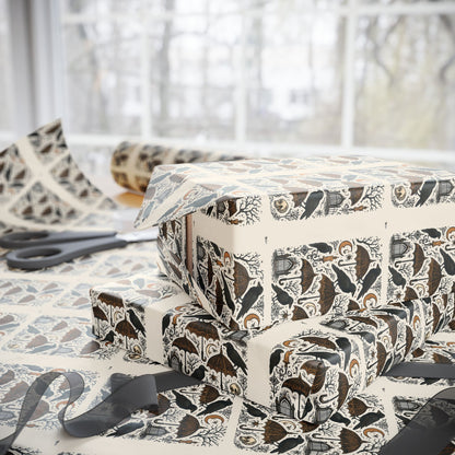 Elegant Eco-Friendly Wrapping Paper, Gift Wrap for Holidays, Birthdays, Eco-Conscious Gifts, Decorative Paper, Festive Wrap