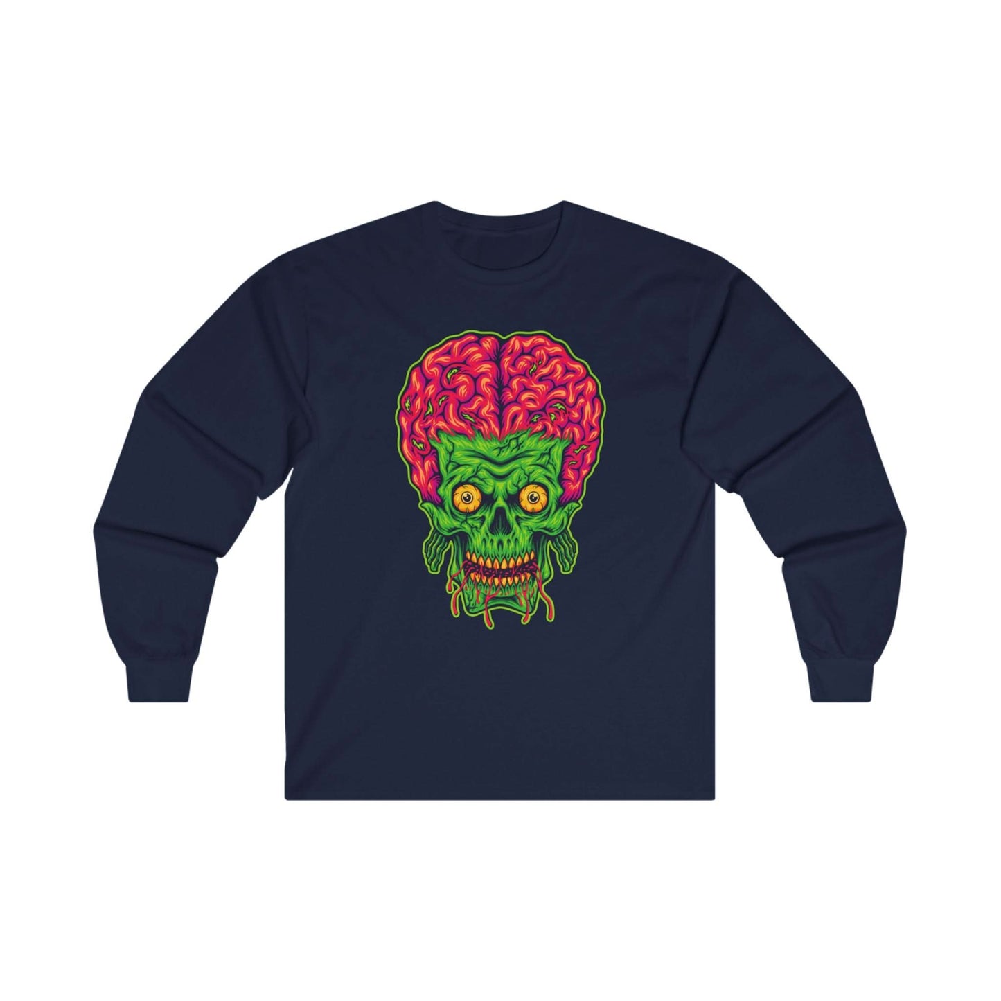 Creepy Zombie Head Skull - Mleem