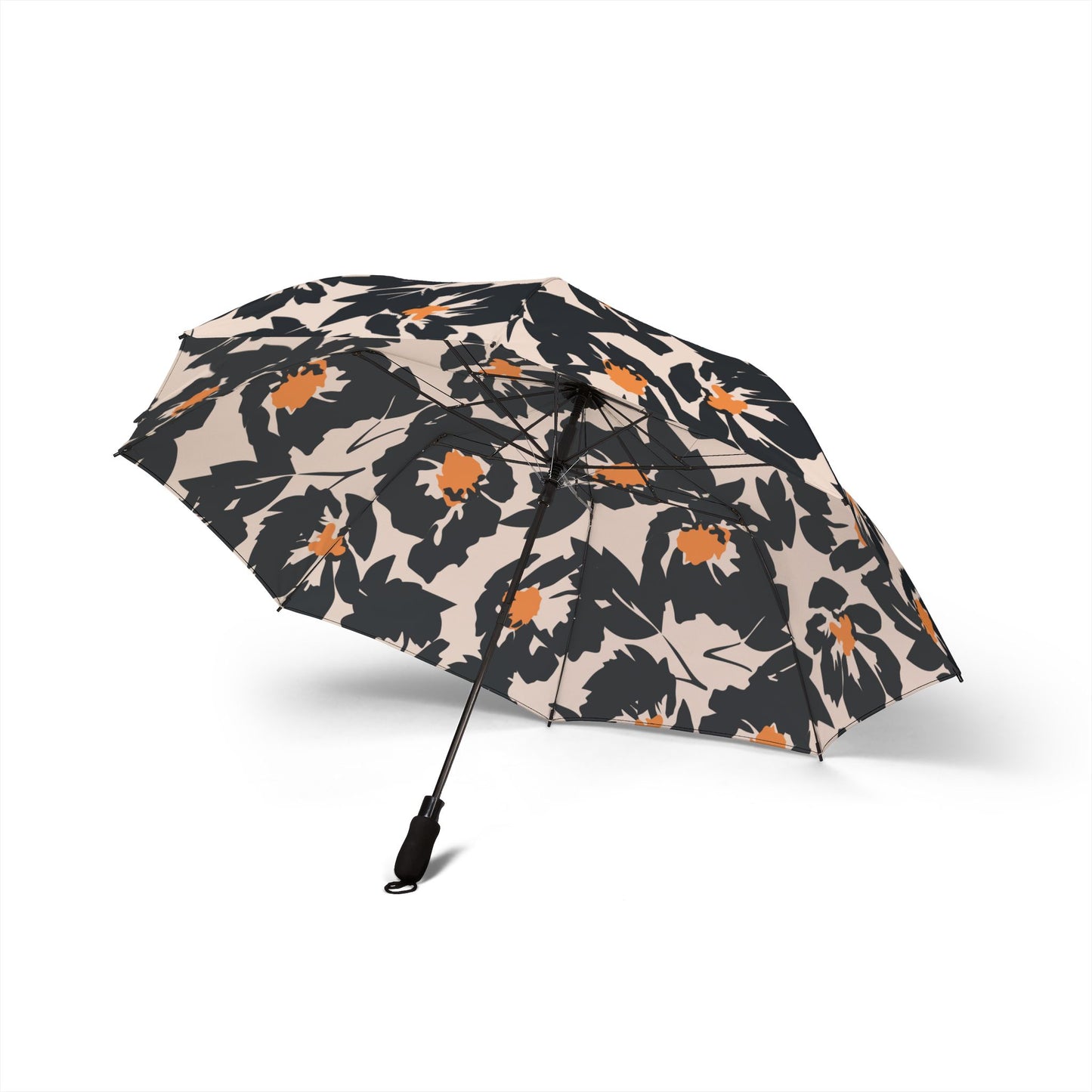Floral Foldable Umbrella - Stylish Compact Travel Umbrella, Perfect for Rainy Days, Gifts, Outdoor Events