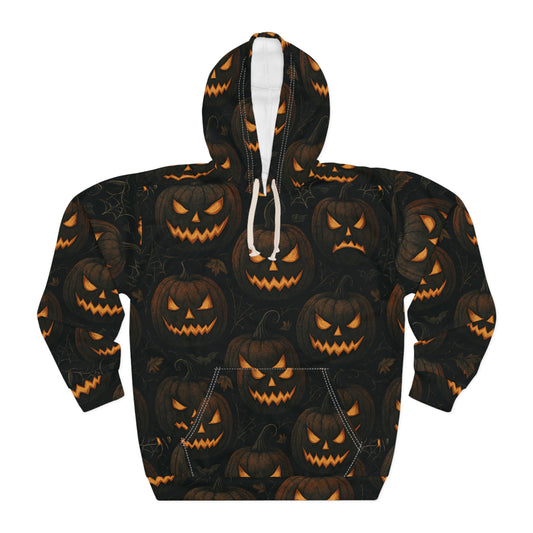 Halloween Pumpkin Unisex Pullover Hoodie