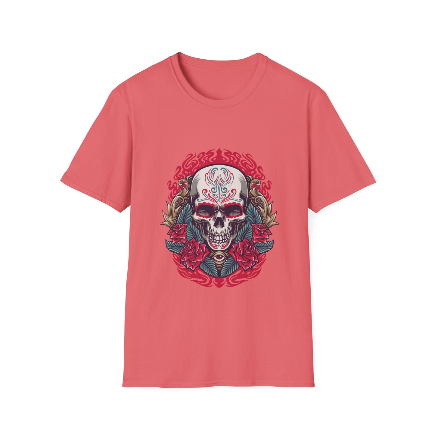 Skull Illustration Dia de Los Muertos - Mleem