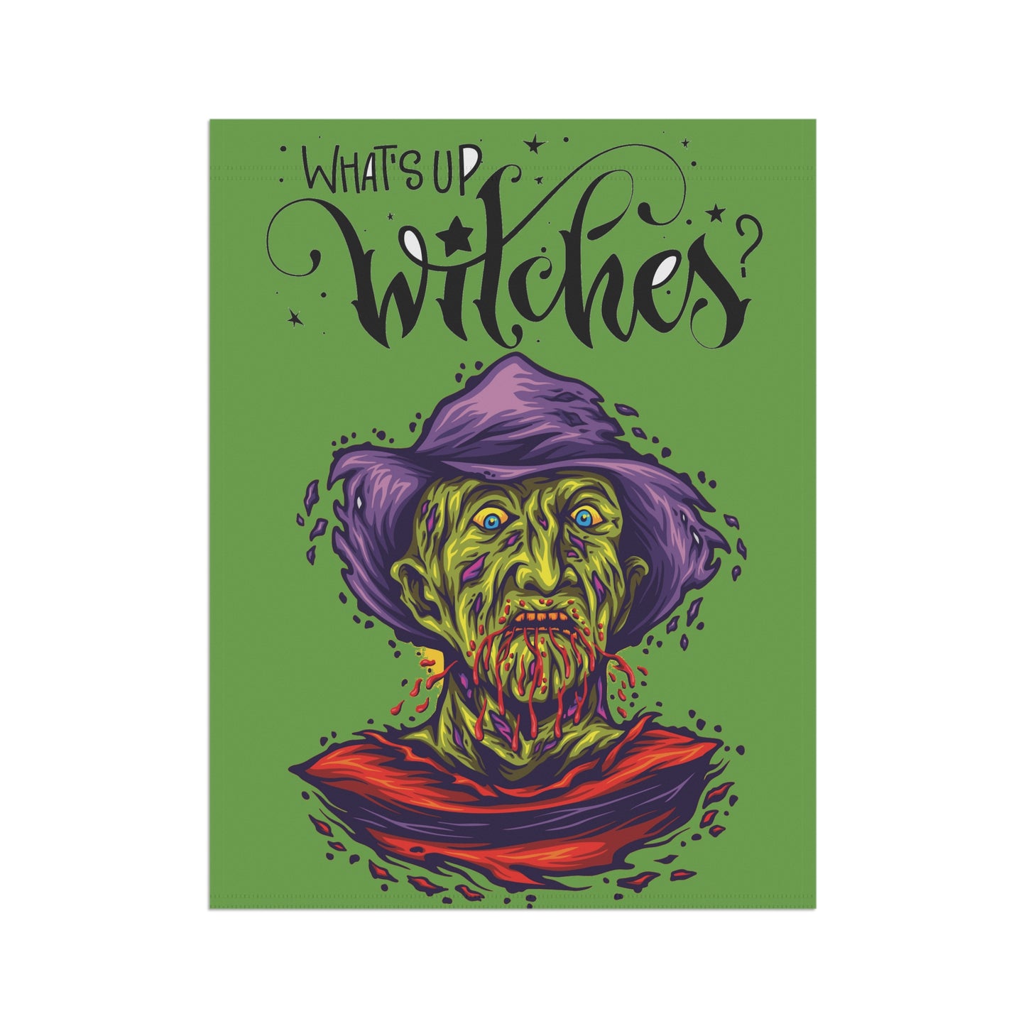 What's Up Witches Garden Banner, Halloween Yard Decoration, Witch Decor, Spooky Garden Sign, Porch Decor, Fall Home Decoration