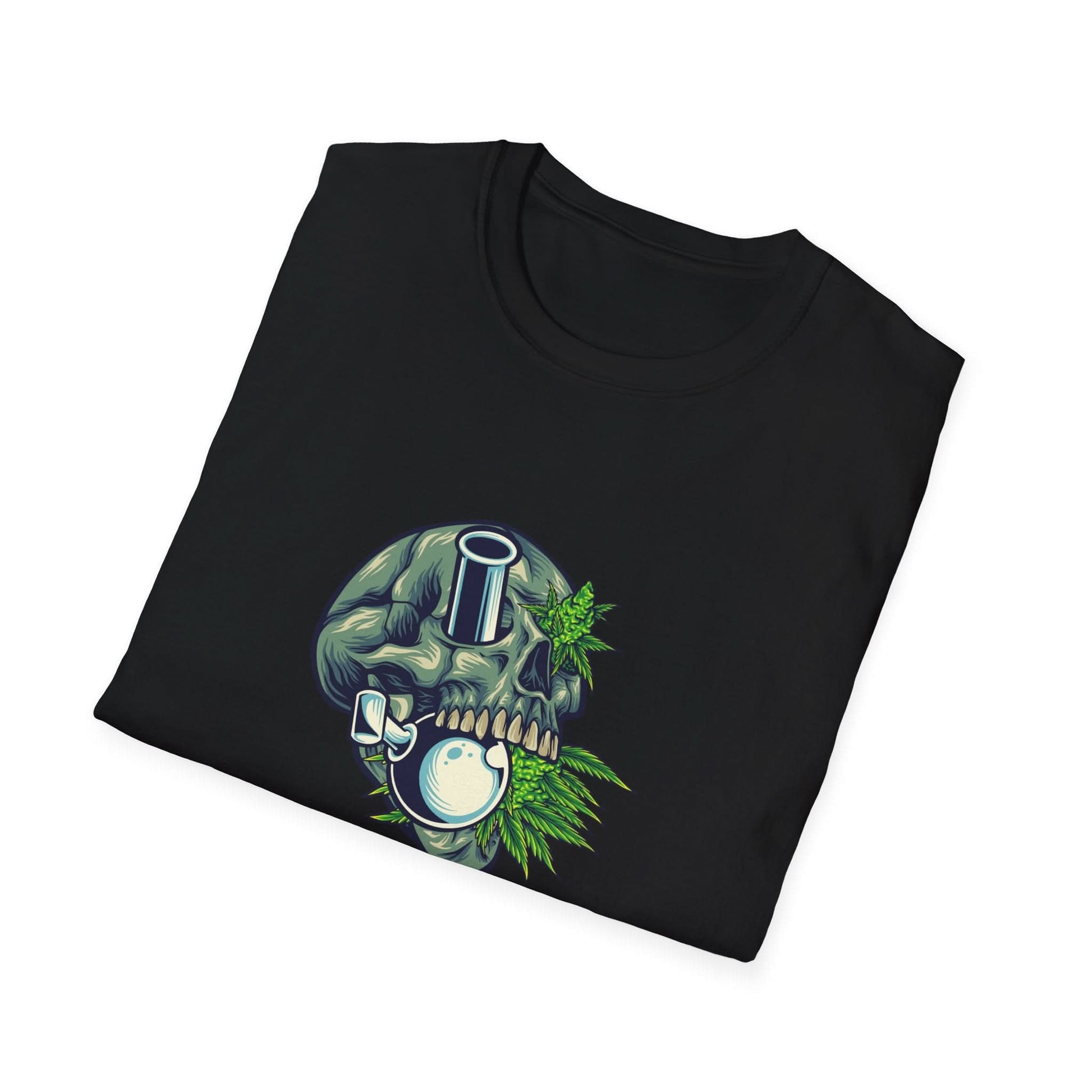 Stone Skull with Kush Glass Bong - Mleem