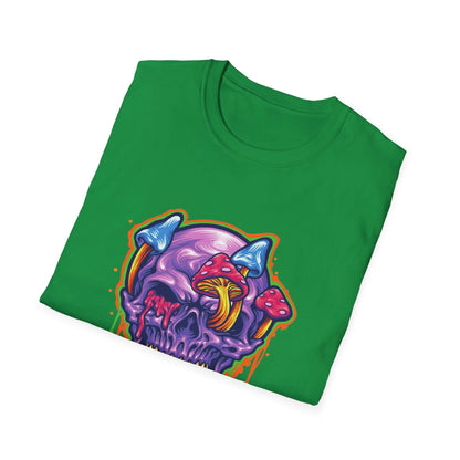 Magic Trippy Skull Mushroom Psychedelic - Mleem