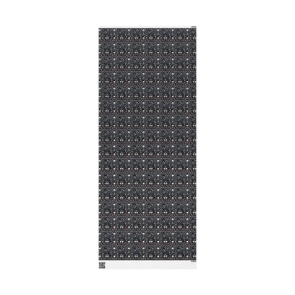 Gothic Skull Wrapping Paper - Unique Gift Wrap for Halloween, Birthdays, Parties, Celebrations, Occasions