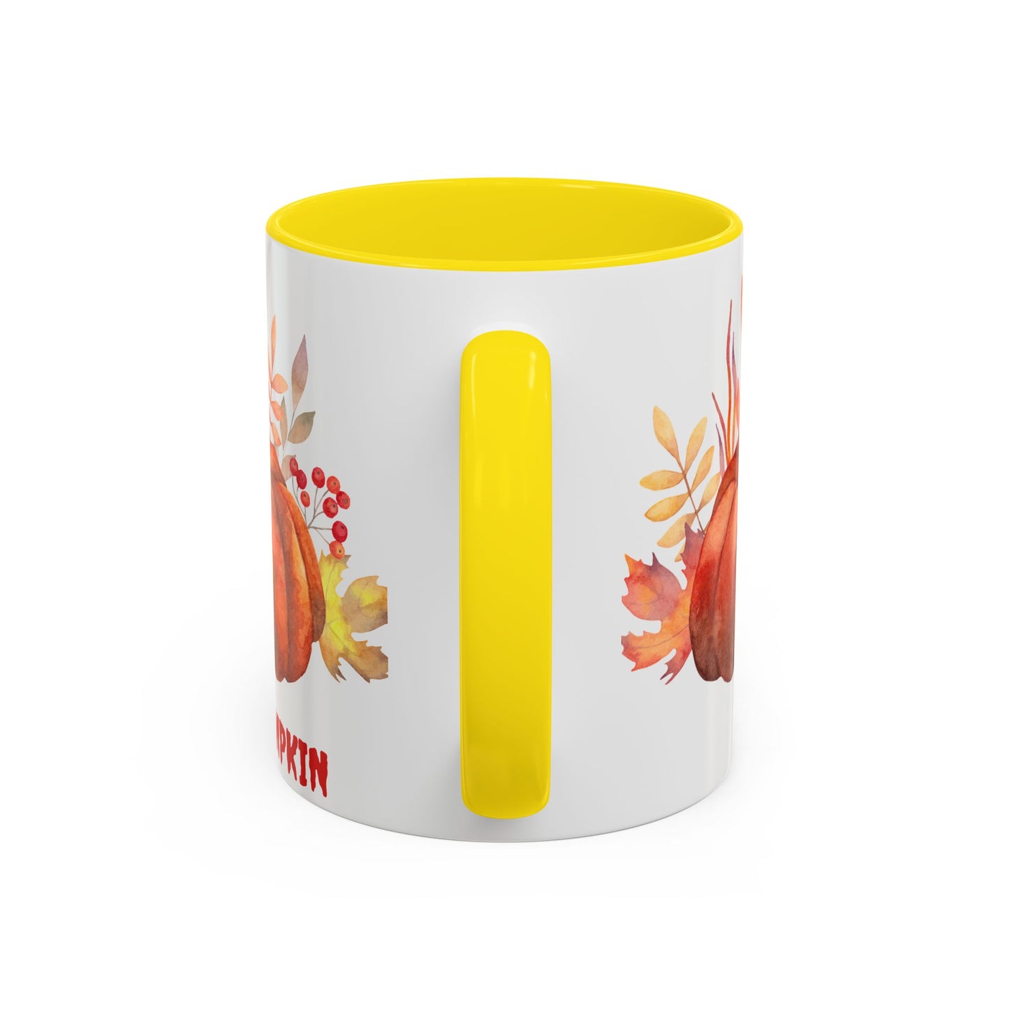 Cozy Pumpkin Accent Coffee Mug | Fall Decor, Gift for Autumn Lovers, Thanksgiving Mug, Pumpkin Spice Latte Cup, Holiday Drinkware