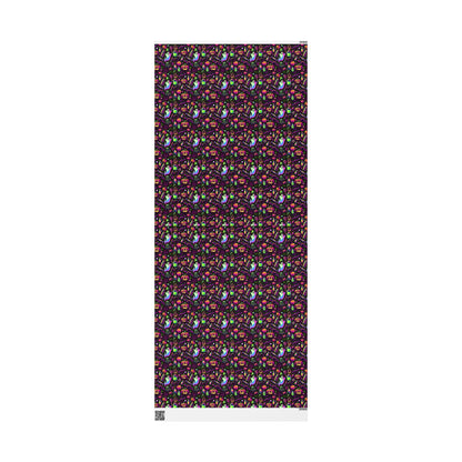 Vibrant Halloween Wrapping Paper, Colorful Gift Wrap for Birthdays, Parties, and Holidays, Unique Patterns and Designs