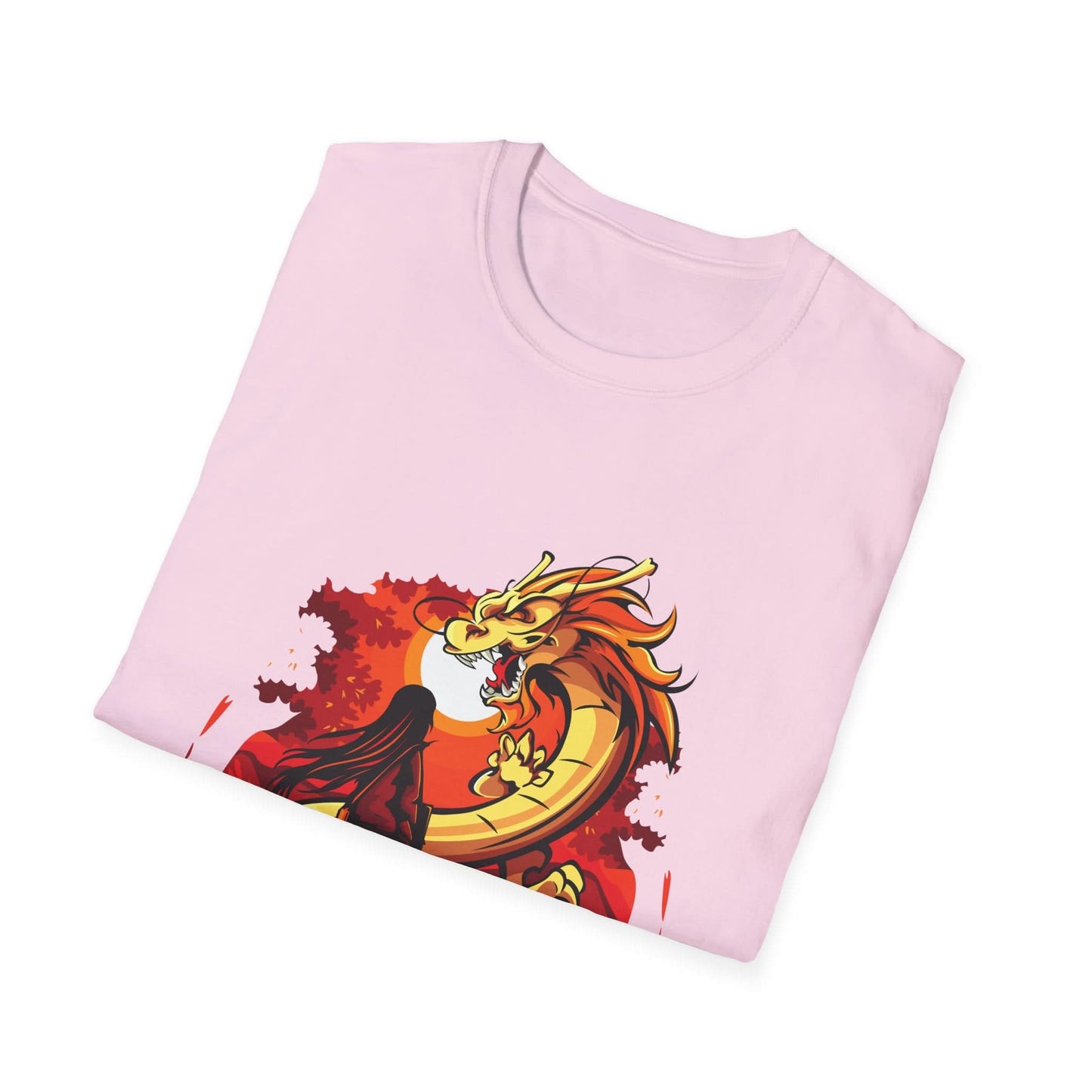 Girl Facing A Dragon - Mleem