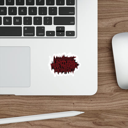 Manifest Fear Freaking Moment Die-Cut Stickers, Laptop Stickers, Bumper Stickers, Journal Stickers, Motivational Decals, Gift for Creatives