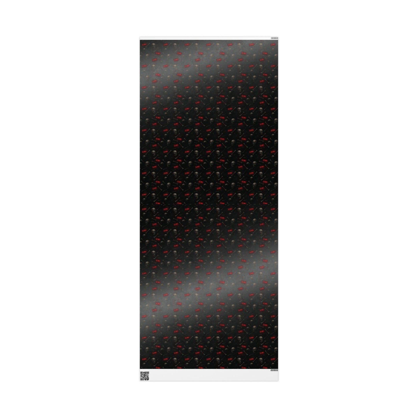 Spooky Halloween Wrapping Paper, Unique Gift Wrap for Halloween, Scary Black and Red Paper, Fun Decorative Wrap, Halloween Party Supplies