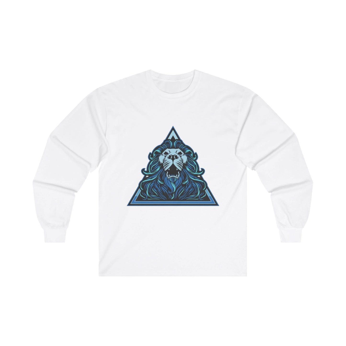 Lion Head in Blue Triangle - Mleem