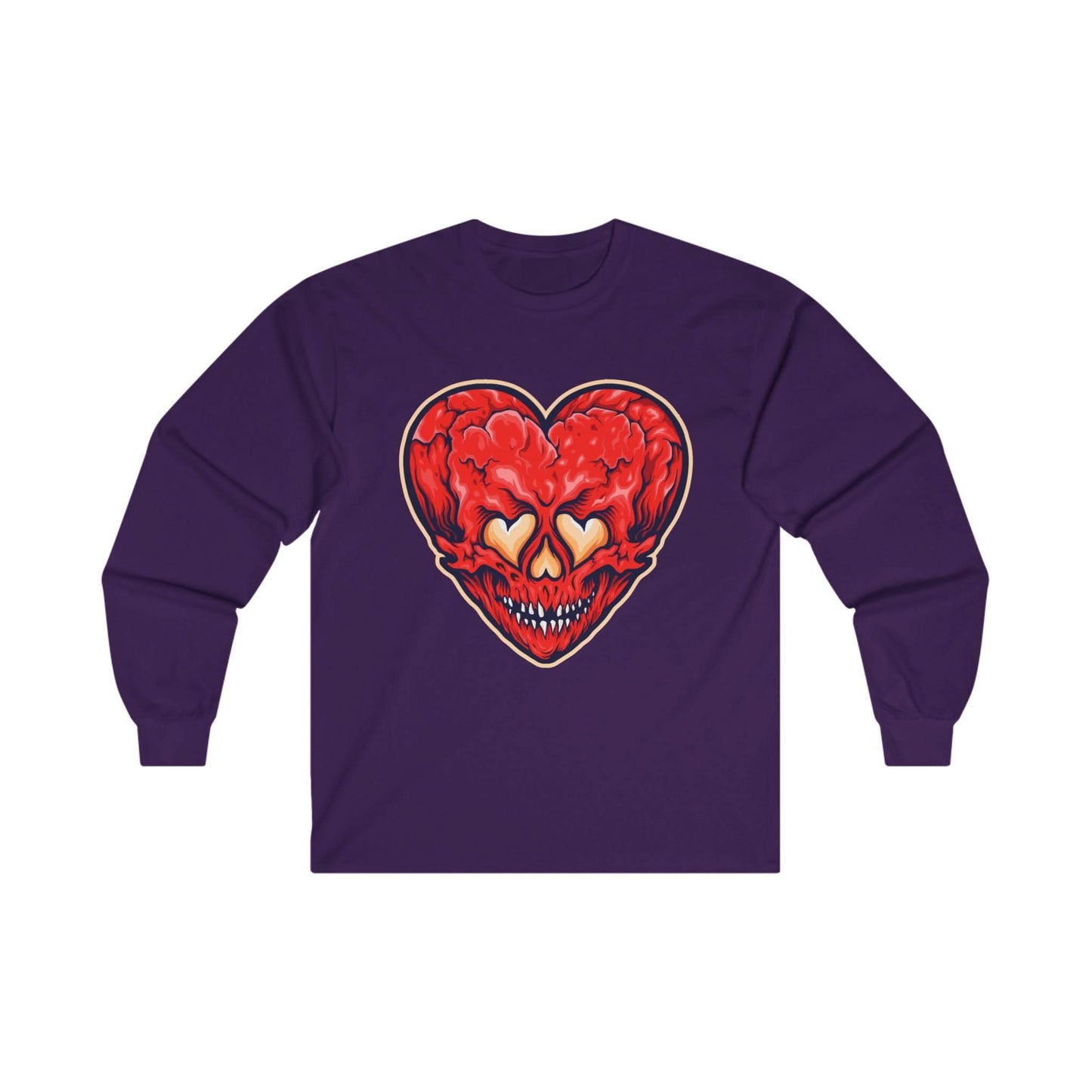 Cracked Heart Love Skull - Mleem
