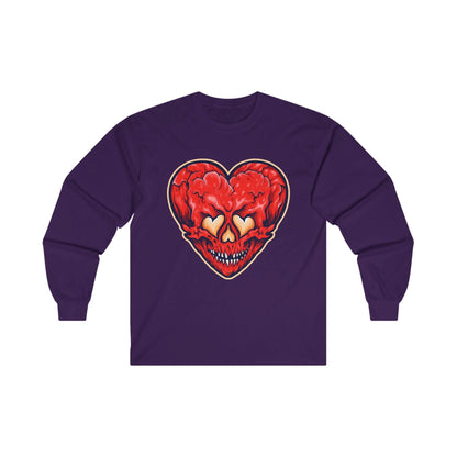 Cracked Heart Love Skull - Mleem