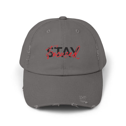 Unisex Distressed Cap - Stay Spiced, Vintage Style Baseball Hat, Gift for Him and Her, Casual Wear, Perfect for Summer and Festivals