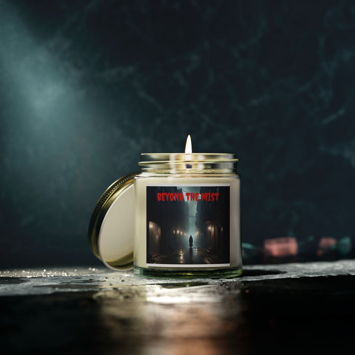 Scented Candles, Beyond the Mist, Home Decor, Relaxation, Gifts for Her, Cozy Vibes, Aromatherapy, Unique Candle